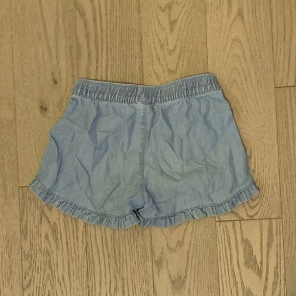 Ruffled denim shorts - Picture 3 of 4